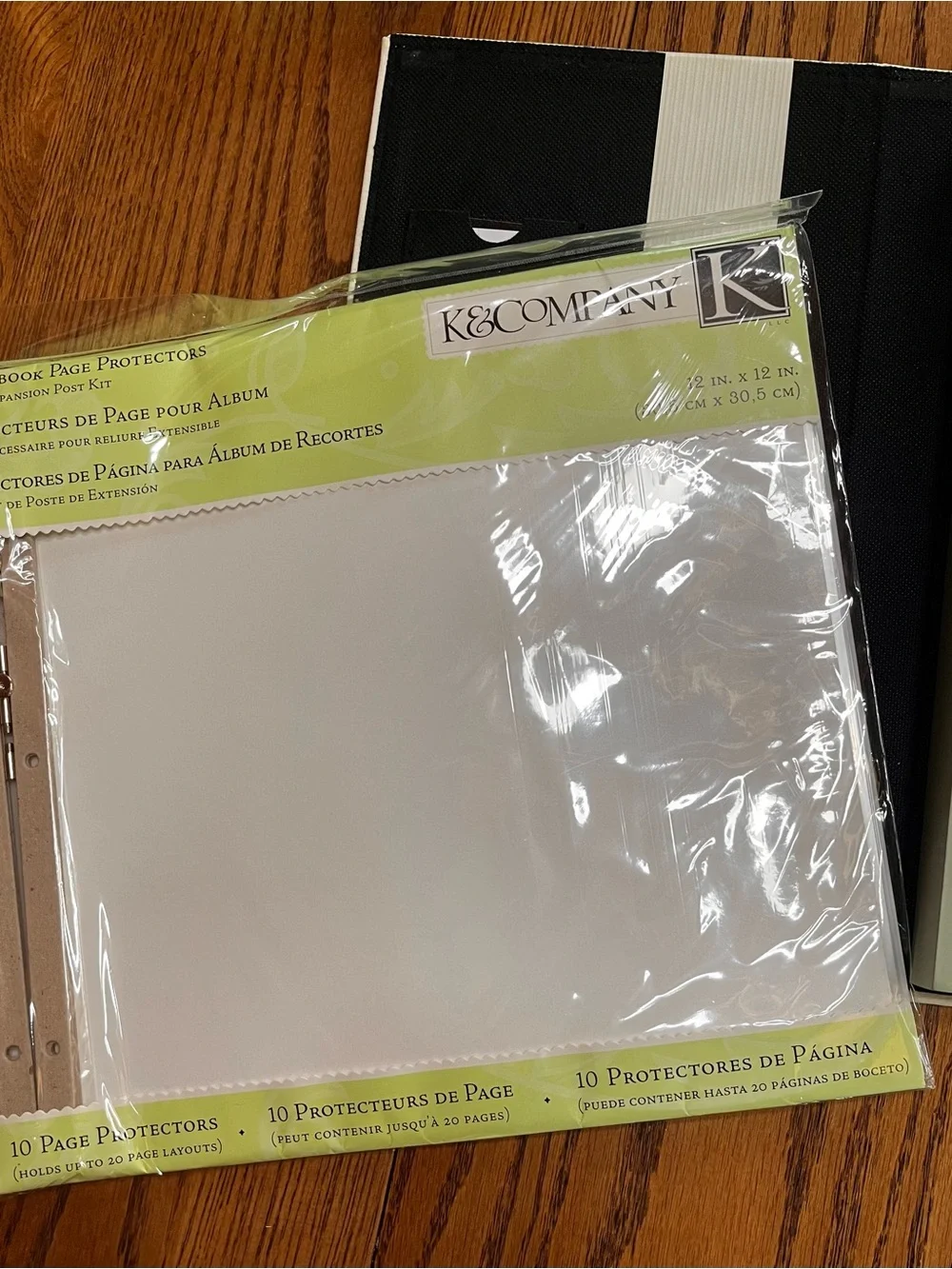 NWT! 2 Leatherette Box Photo & Scrapbook Albums + 1 pack Extra Pgs Cream 12”x12